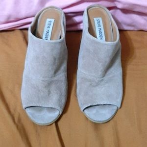 Steve madden peep toe heal